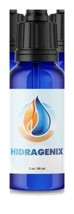 A single bottle of Hidragenix liquid drops for healthy weight support
